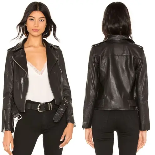 ALLSAINTS NWT  Balfern Leather Biker Jacket in Black