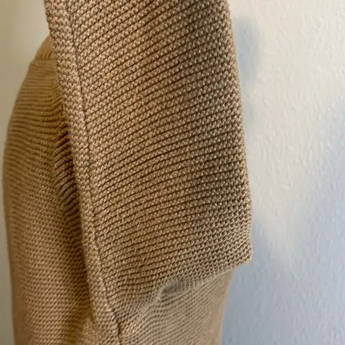 JCrew Factory Classic Crewneck Sweater Tan Size Small
