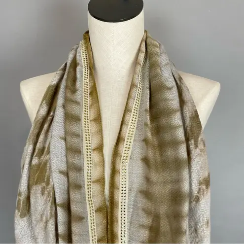 Michael Stars NWT Anthropologie Infinity Scarf Sparkle and Fade Eternity Gold