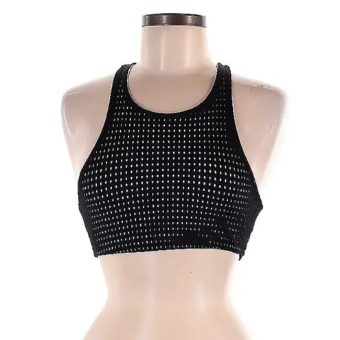 NEW Olympia XS P Sports Bra Ophelia HighNeck Black Mesh Jet FP FreePeople Collab