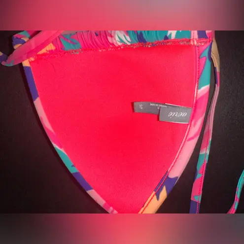 Aerie  Swim | bikini top bathing suit triangle top with tie strings and padding - Image 3