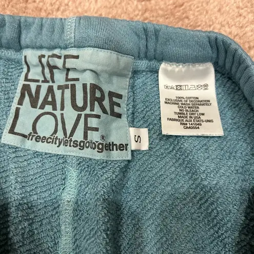 Freecity Teal Superfluff Og Sweatpants EUC Blue