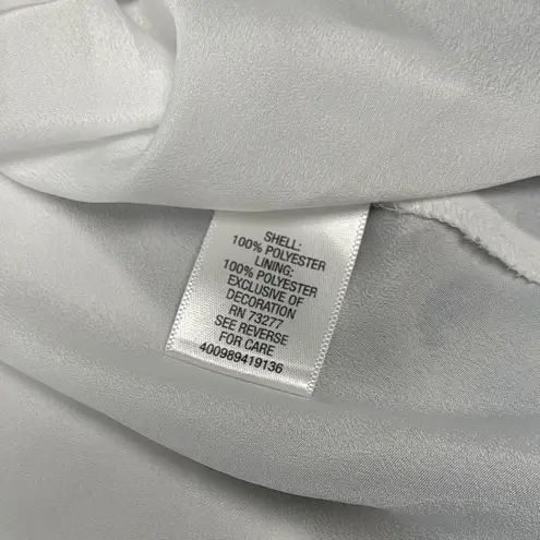 Princess Vera Wang Sundress Blue White High Low Whimsical Fairy Romance Medium