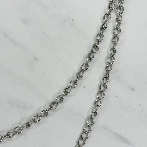 Silver Tone Double Strand Chain Pants Chain Wallet Chain 19.75" ✨