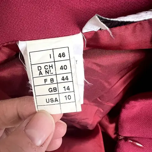 GianFranco Ferre Studio 100% Virgin Wool Made in Italy Pencil Skirt Size 10 Pink