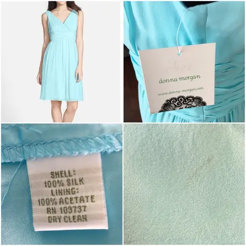 Donna Morgan Jessie Gulfstream Twist Waist Dress