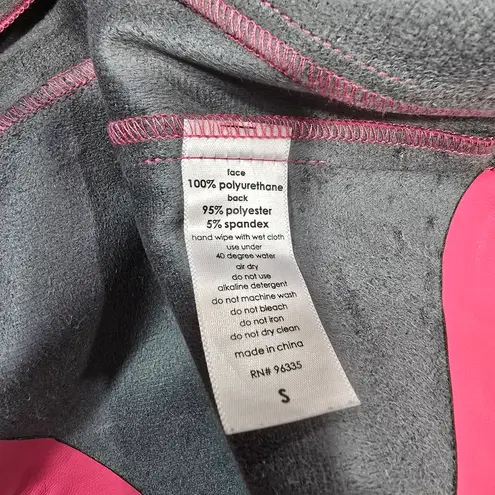 Susana Monaco Faux Leather Corset Flare Dress in Azalea