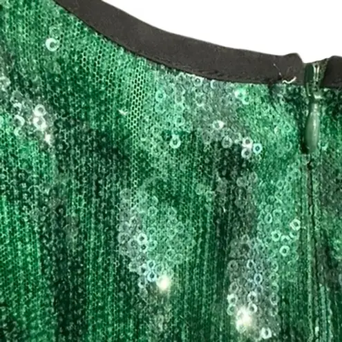 The Wolf Gang Brillo Sequin Dress in Green, Size M Green Size M