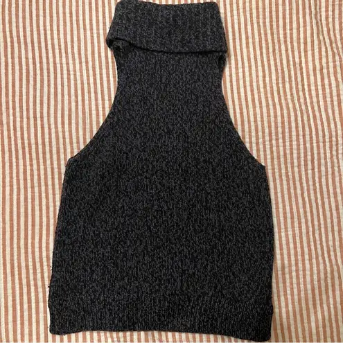 Madewell  Marled Sleeveless Turtleneck Sweater