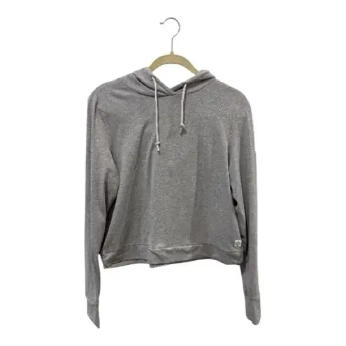 Rhoback Women’s Tempo Performance Hoodie in Heather Gray Size Small
