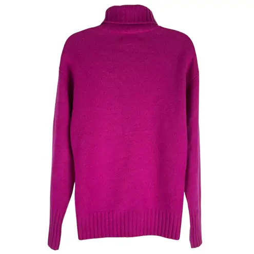 Naadam Luxe Cashmere Turtleneck Tunic Sweater Fuschia Pink Size XS