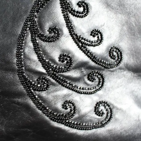 Rare Vintage Walborg Belgium Black Beaded Evening Bag Art Deco