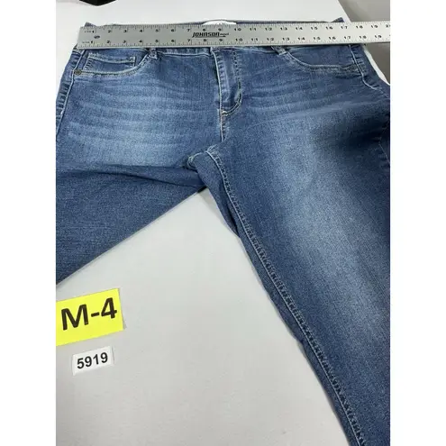 Artisan NY Womans Blue Jeans 14 Ankle