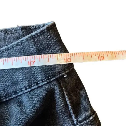 Nine West  Black Cigarette Skinny Leg Cotton Blend Pull On Jeans Size 16 Workwear