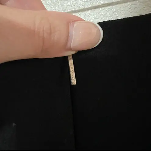 Hugo Boss BOSS Velivia black burgundy blue colorblock wool pencil skirt 10