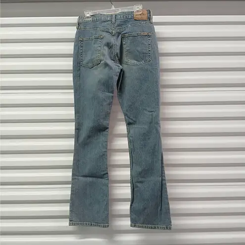 Y2K Retro Signature Levi Strauss Bootcut Jeans Women's 8 Long Blue Denim Western