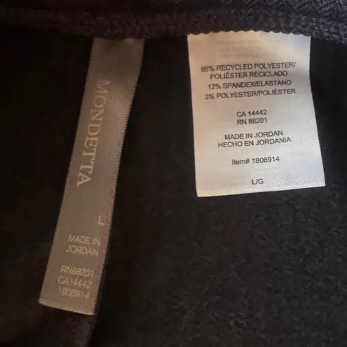 Mondetta Herringbone Straight Leg Fleece Pants Womens Large High Rise - Image 5