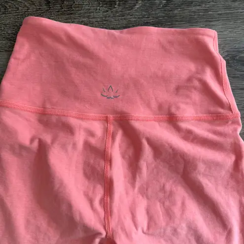 Beyond Yoga Caught In The Midi Spacedye Leggings Electric Peach