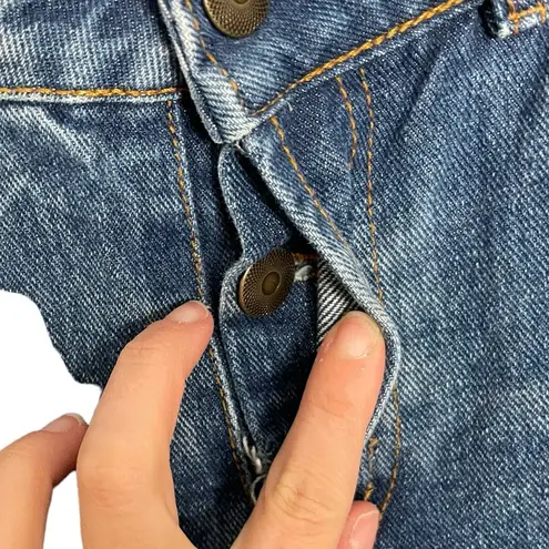 Chelsea and Violet  Distressed Raw Hem Jeans Button Fly 26