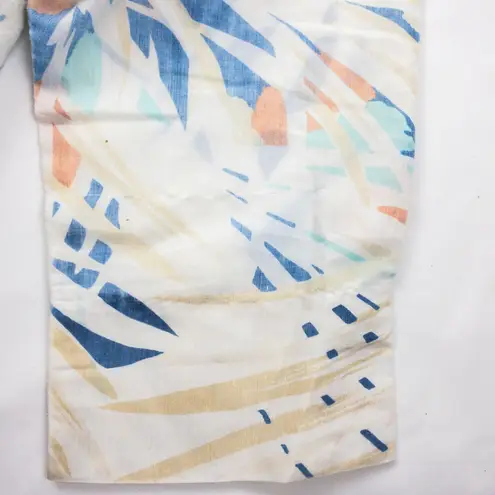 Partners Vintage Hawaiian Blue White Shirt Mens Medium Unisex Womens Large