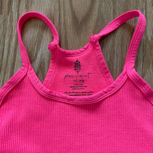 Free People NEW  FP Movement Happiness Runs Crop Tank in Malibu - XS/S