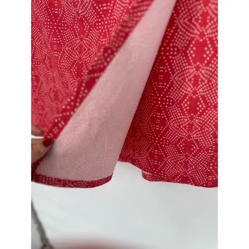 RipSkirt Wrap Skirt Hawaii Red White Adjustable Vacation Beachy Size Medium