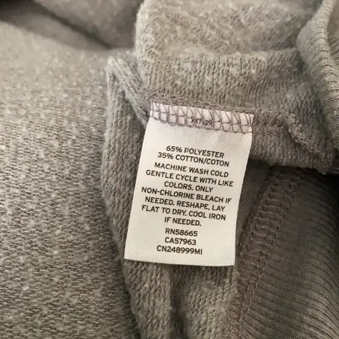 Caslon Cinch Waist Jersey Knit Gray Cardi Size Lg