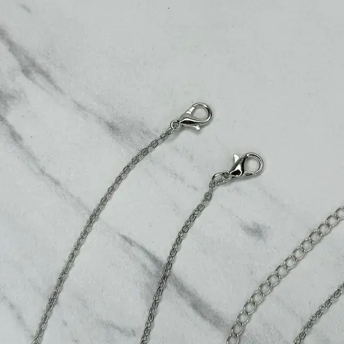 Dainty Butterfly 2 Piece Chain Link Belt Size XS Small S ✨ Silver