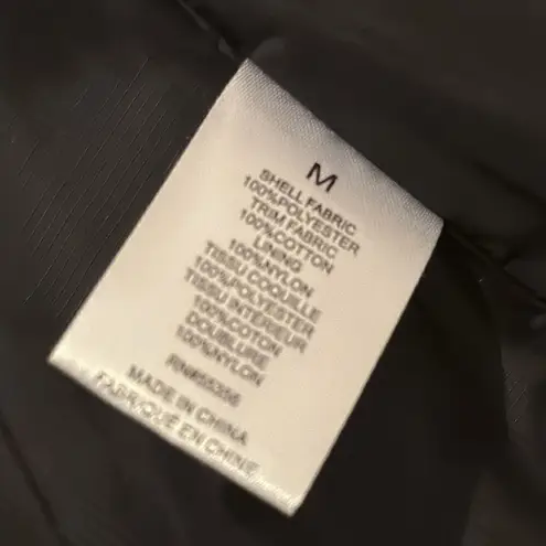 BLUE REVIVAL Women’s Brand New Denim & Black Shiny Puffer Jacket Size M Size M