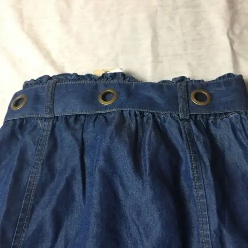 Splendid  Snap Front Paperbag Waist Skirt‎