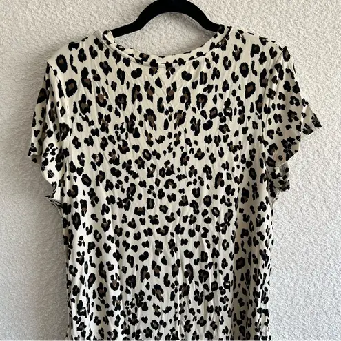 Time And Tru Maternity Women’s Leopard Short Sleeve Midi Dress Size XL (16