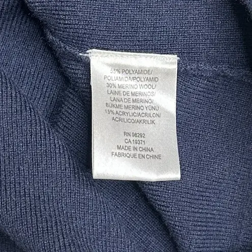 Tibi Double Cuff Cardigan in Navy Size S