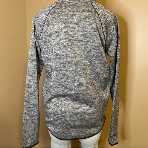 Under Armour  Gray with Purple Logo Womens Size Small Hoodie Sweatshirt