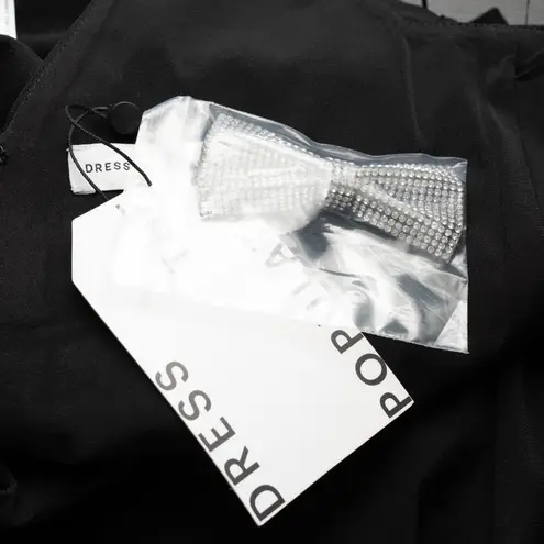 Dress the Population Viola Rhinestone Bow Dress Medium