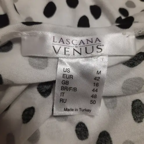 Lascana for Venus Polka Dot Maxi Dress Medium White