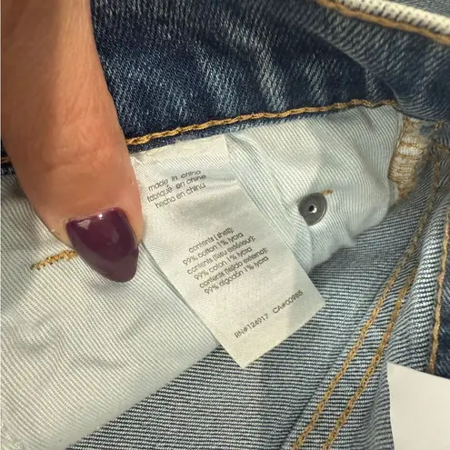 We Wore What x Free People Stacked Skinny Super High Rise Stretch Size 25