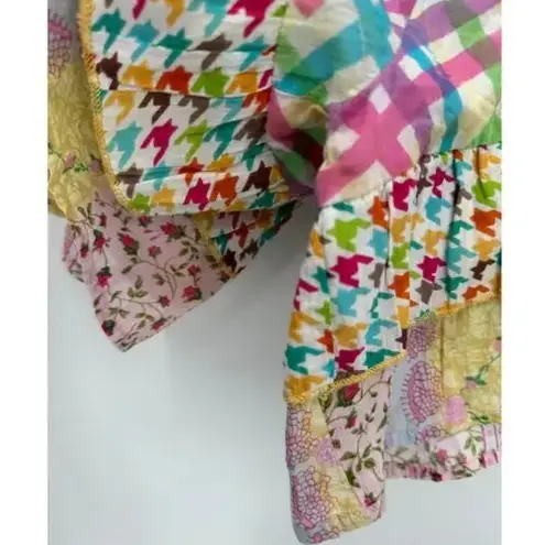 Anthropologie Barok Paris Womens Island Passage High Rise Patchwork Shorts