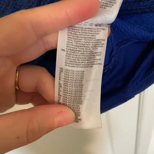 Adidas EUC |  women’s dark blue black climawarm‎ logo active hoodie — small