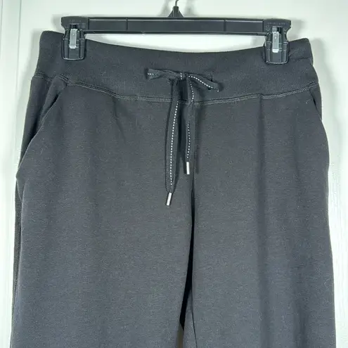 Eddie Bauer  Black Fleece Pants Size Med EUC #VEG-0236