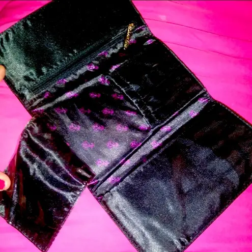 Lancome makeup brush holder make up bag Purple