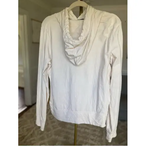 J.Crew  Cotton Hoodie Preppy Neutral Cream Classic Buttery Soft Casual Cozy Luxe