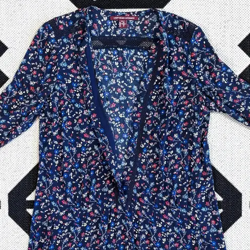 Comptoir des Cotonniers Veilhan Dress in Floral Navy Blue XS