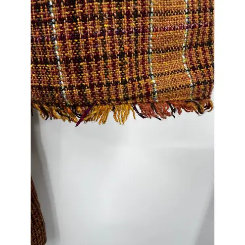 Coldwater Creek Coldwater Creek Cotton Houndstooth Blazer Jacket V#B193 Multicolor Size 12