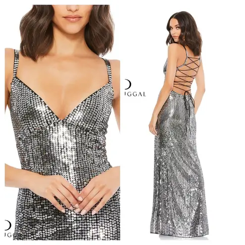 Mac Duggal 93576 Spaghetti Strap Prom Long Dress size 4