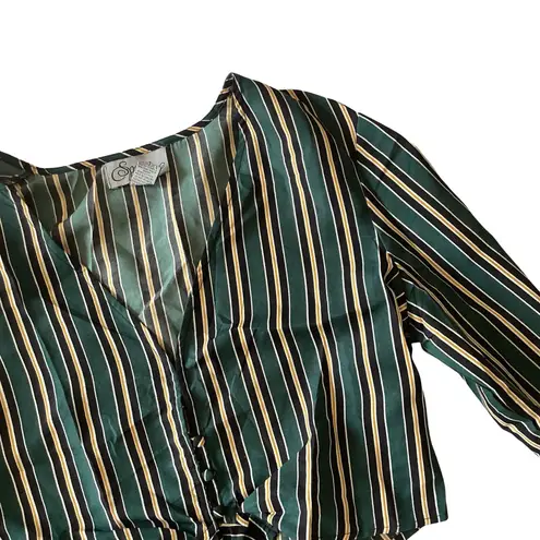 Spoon Jeans Cropped Top Green Size L