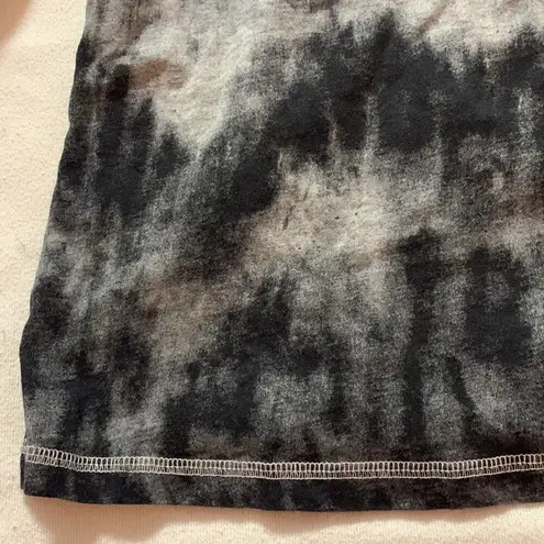 We Same Lab x Muk tank womens medium long sleeve cut out shirt tye dye grunge Black