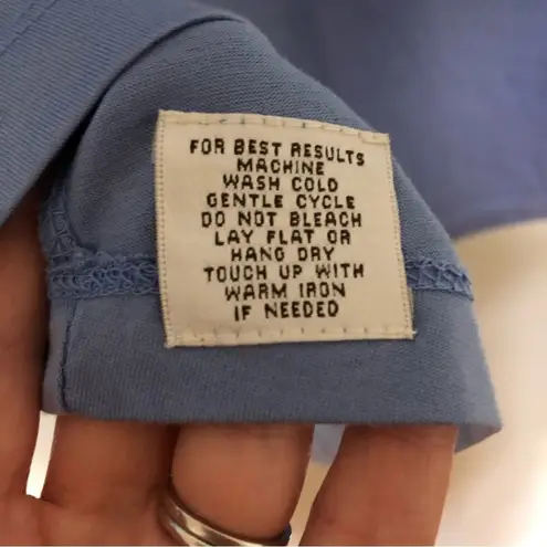 Peter Millar Polo Shirt Golf Blue Yeamans Hall Club Titleist Small