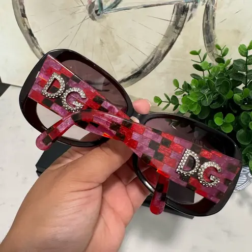 Dolce & Gabbana DOLCE & GABANNA crystal multicolor vintage sunglasses ✨