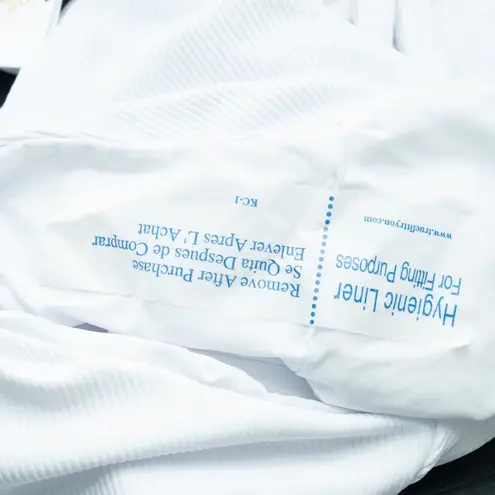 Becca . Modern Edge Cutout Ribbed One-Piece Swimsuit.