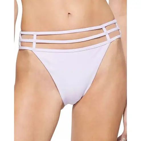 Jonathan Simkhai Amenda Strappy Bikini Swim Bottoms Lupine Lavender L NWT Size L